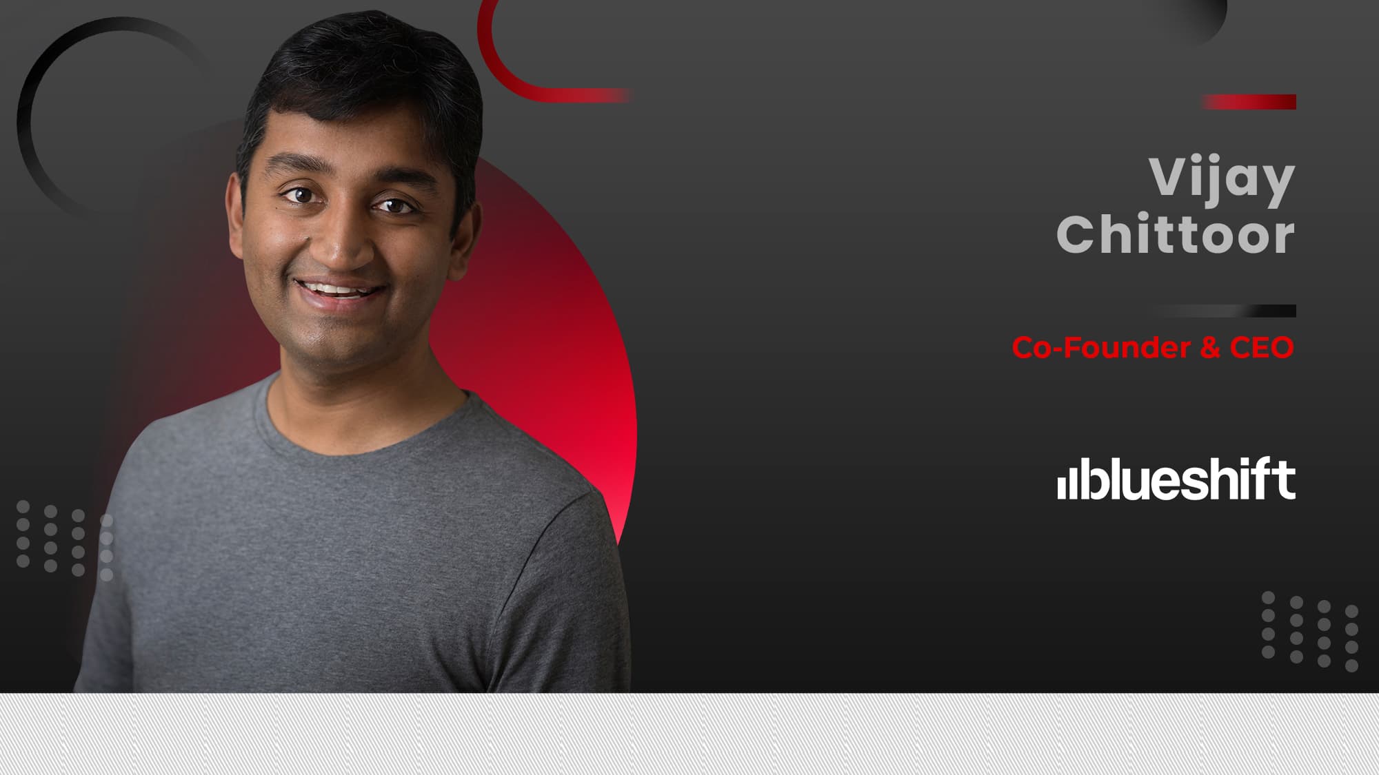 MarTech360 Interview With Vijay Chittoor, Co-Founder & CEO, Blueshift