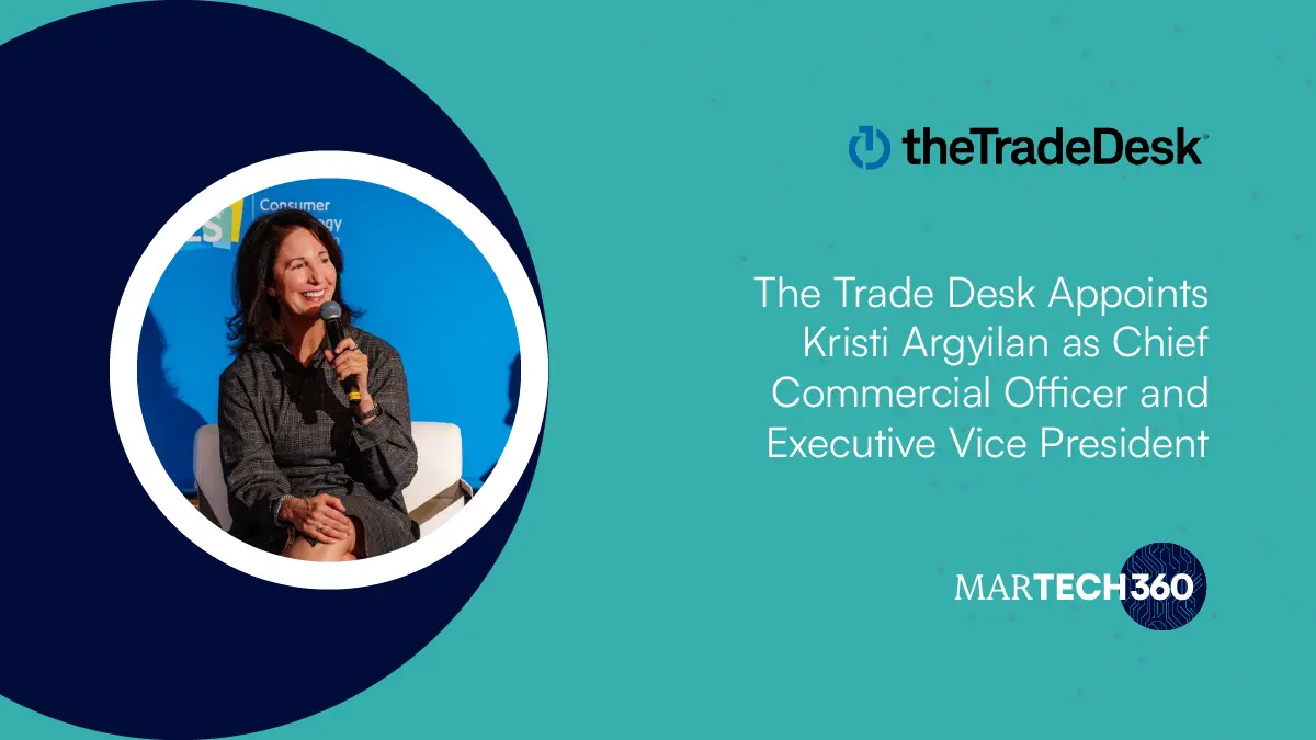 The Trade Desk Appoints Kristi Argyilan as Chief Commercial Officer and Executive Vice President