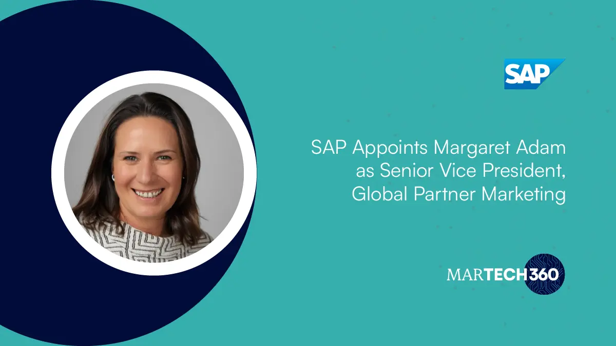 SAP Appoints Margaret Adam as Senior Vice President, Global Partner Marketing