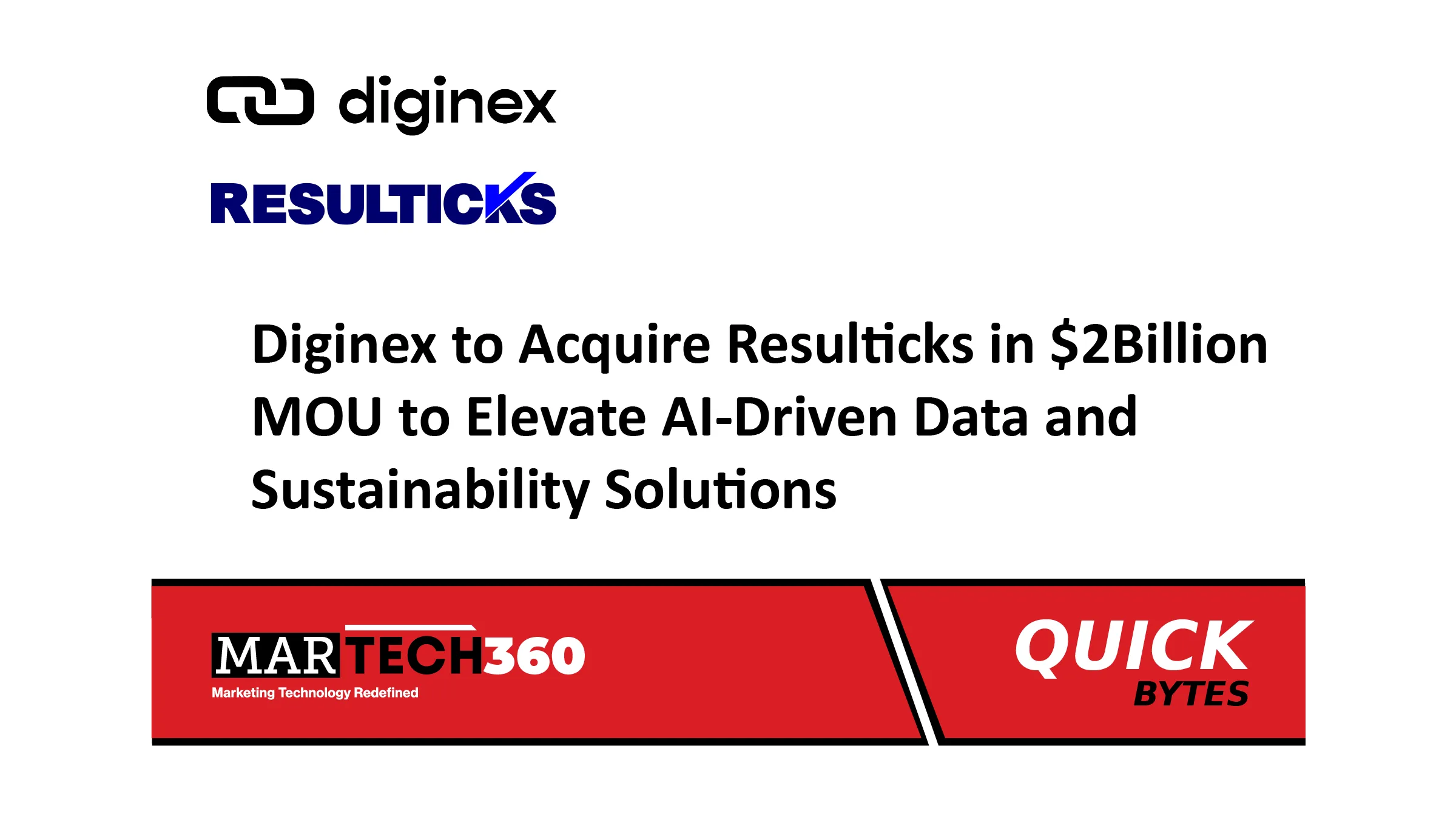 Diginex to Acquire Resulticks in $2Billion MOU to Elevate AI‑Driven Data and Sustainability Solutions