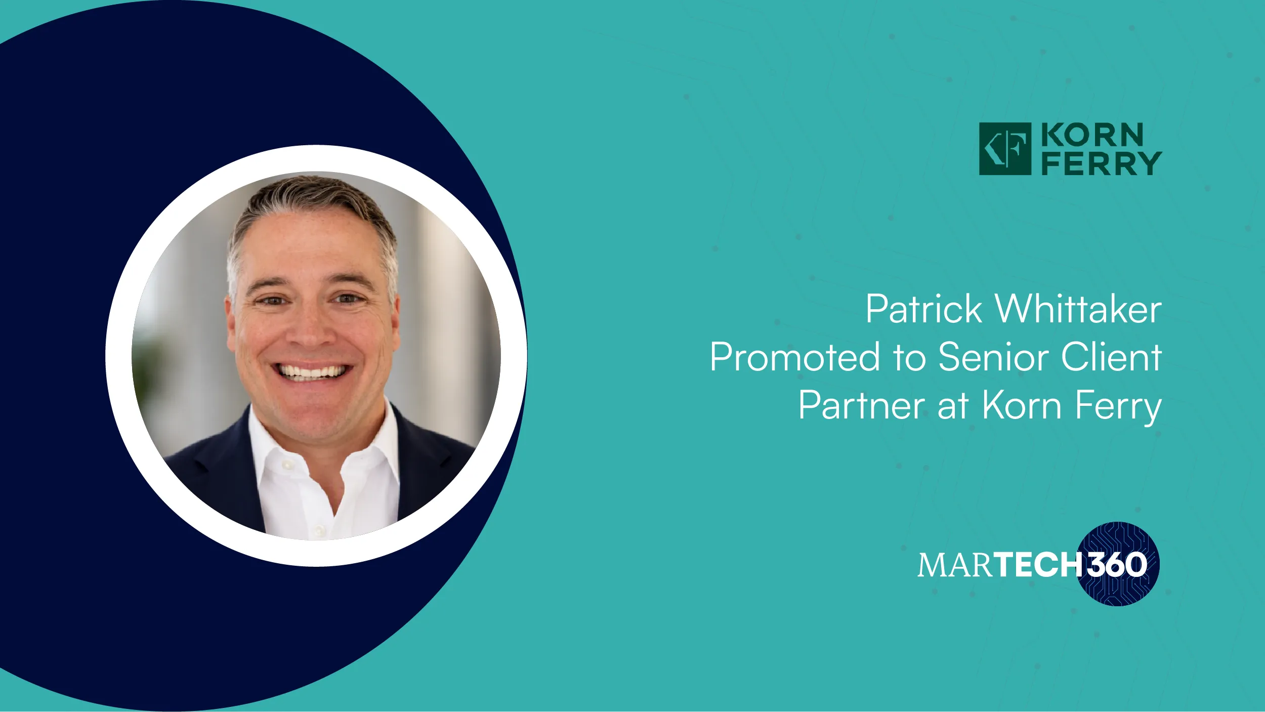 Patrick Whittaker Promoted to Senior Client Partner at Korn Ferry