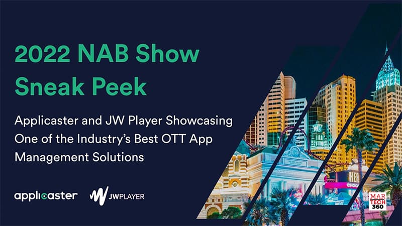 2022 NAB Show Sneak Peek: Applicaster and JW Player Showcasing One of the Industry's Best OTT App Management Solutions