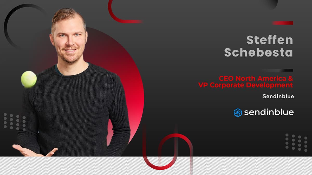 MarTech 360 Interview With Steffen Schebesta, CEO, North America, and VP, Corporate Development at Sendinblue