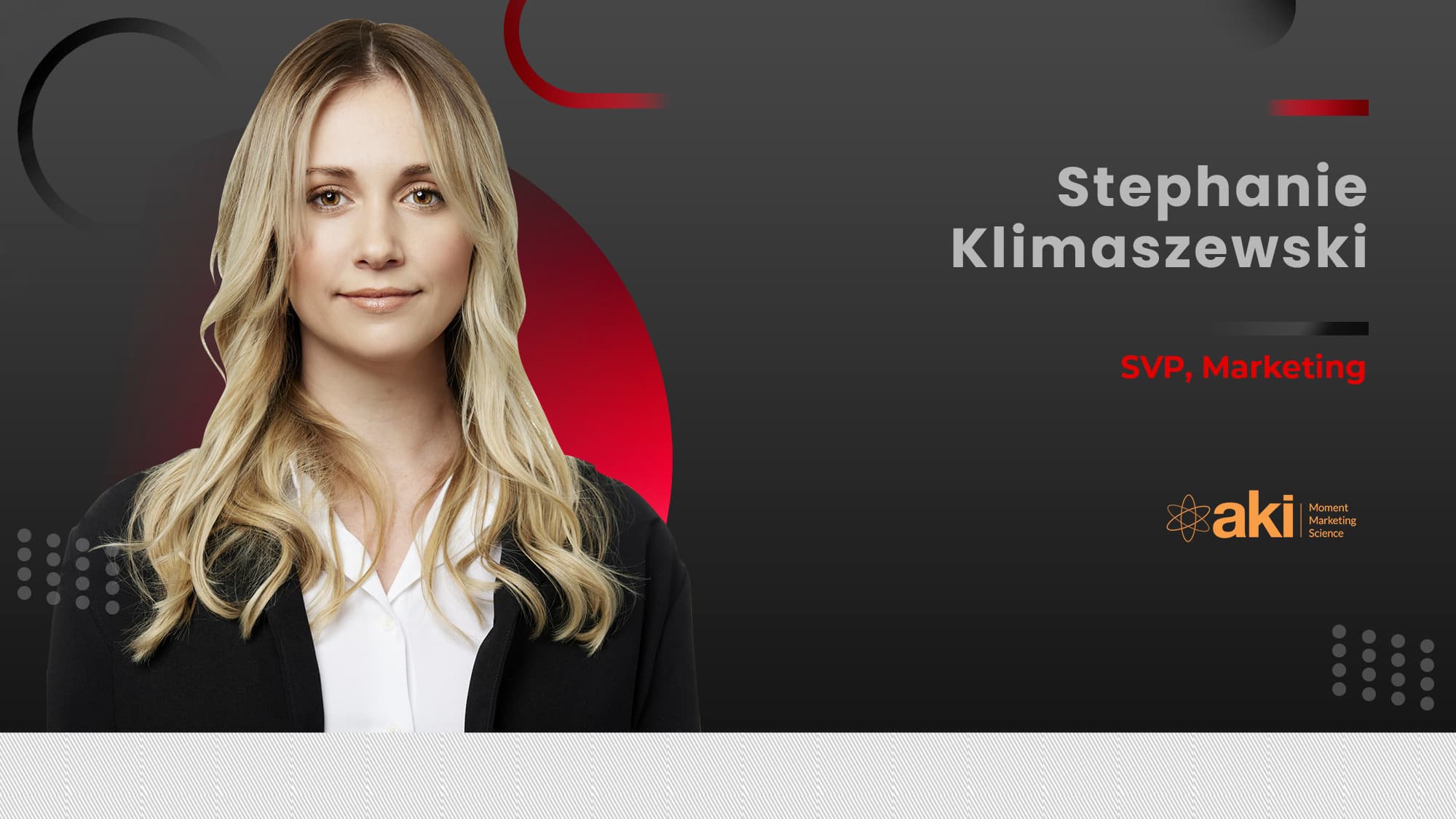 Martech360 Interview With Stephanie Klimaszewski, SVP, Marketing, Aki Technologies
