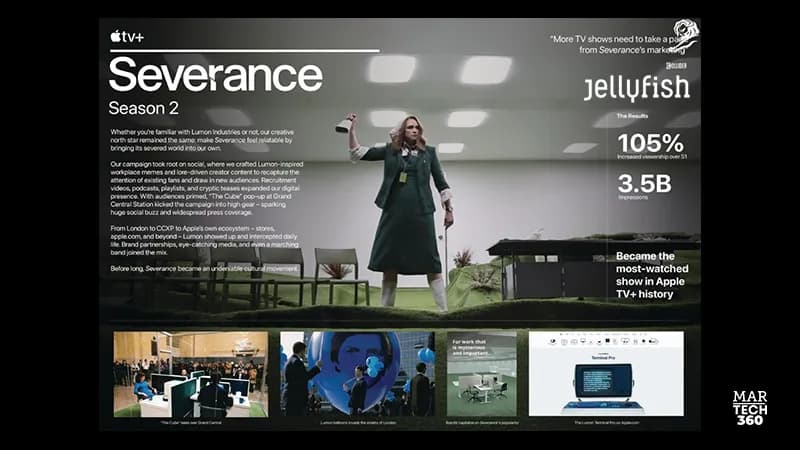 Jellyfish Wins at Cannes Lions 2025 for Apple’s Severance S2 Integrated Campaign in Social & Creator Lions