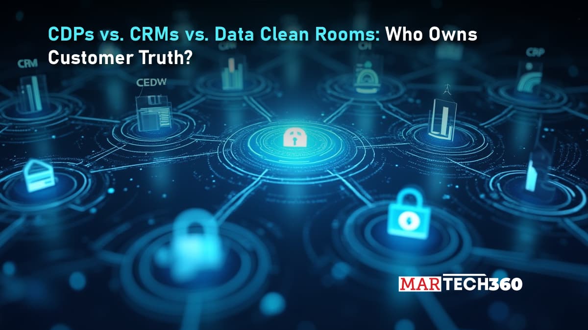 CDPs vs. CRMs vs. Data Clean Rooms: Who Owns Customer Truth?