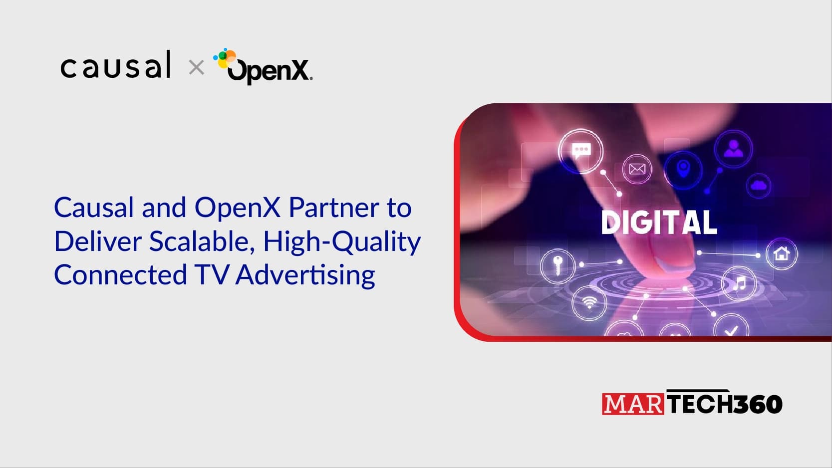 Causal and OpenX Partner to Deliver Scalable, High-Quality Connected TV Advertising