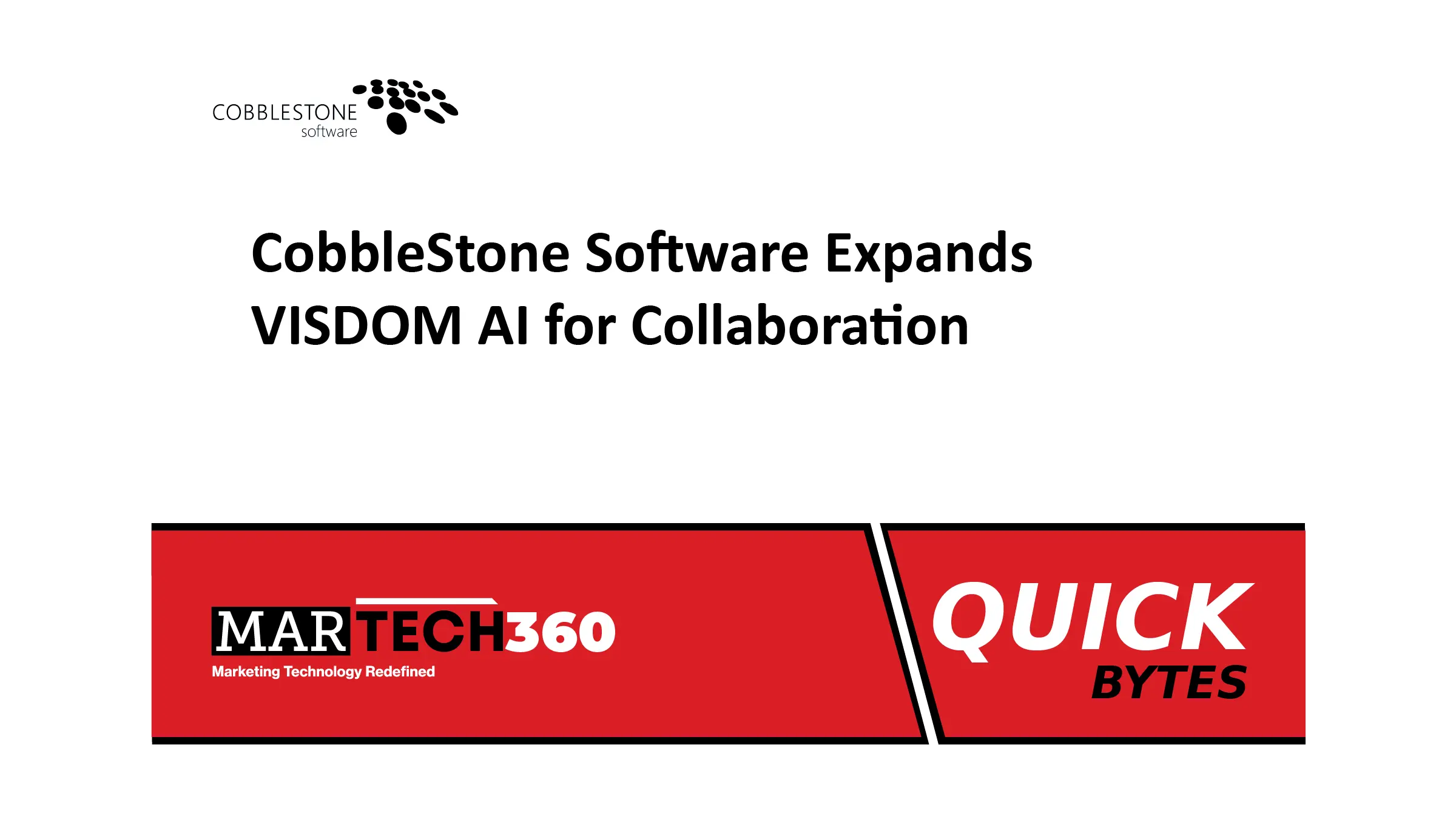 CobbleStone Software Expands VISDOM AI for Collaboration