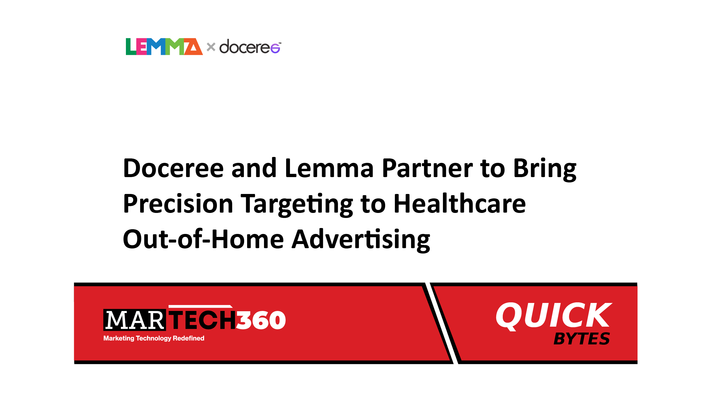 Doceree and Lemma Partner to Bring Precision Targeting to Healthcare Out-of-Home Advertising