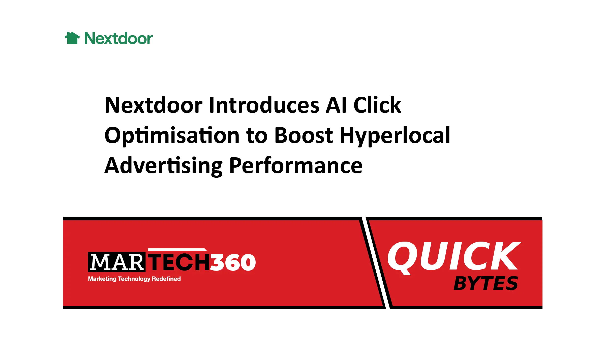 Nextdoor Introduces AI Click Optimisation to Boost Hyperlocal Advertising Performance