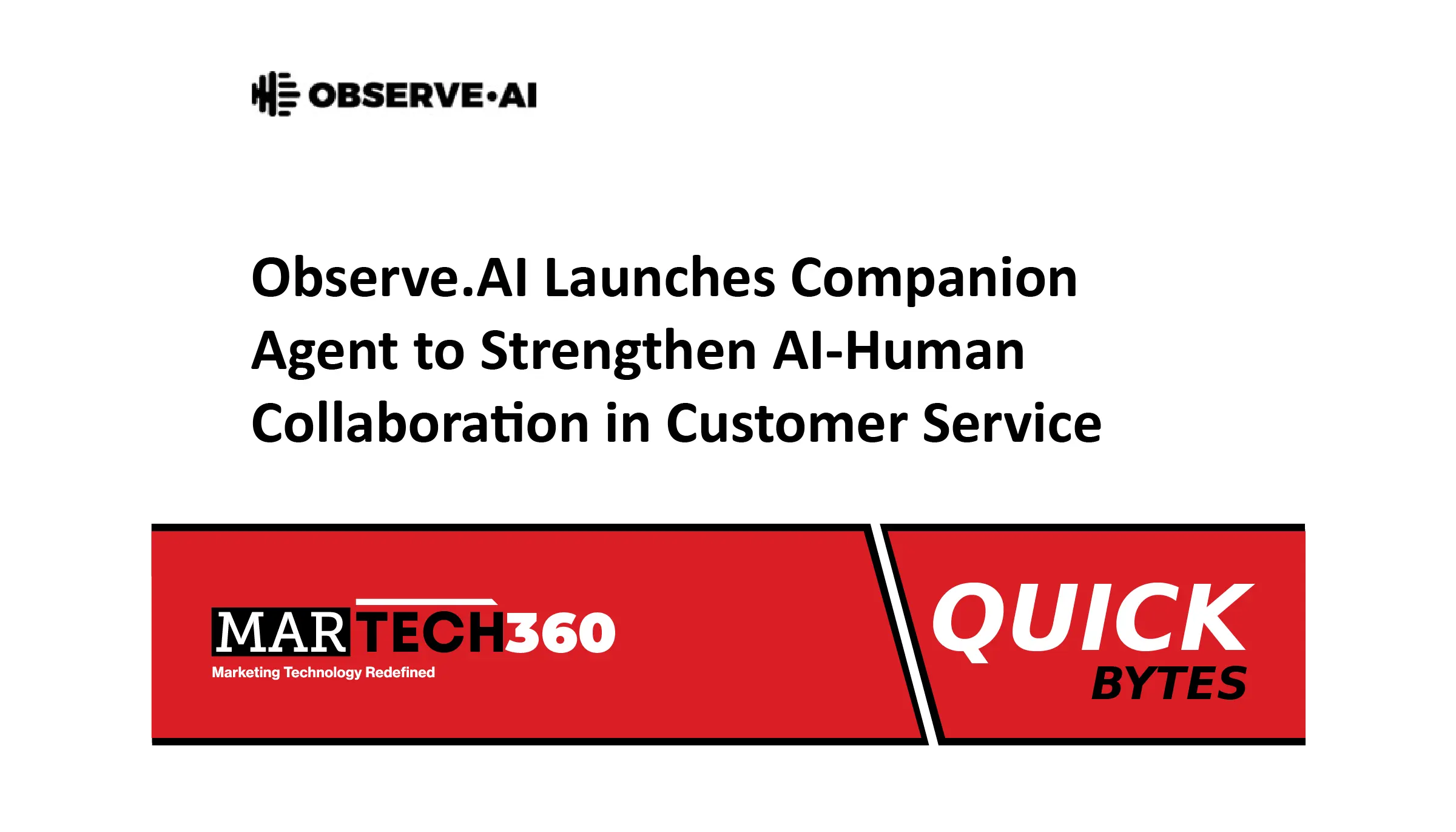 Observe.AI Launches Companion Agent to Strengthen AI-Human Collaboration in Customer Service