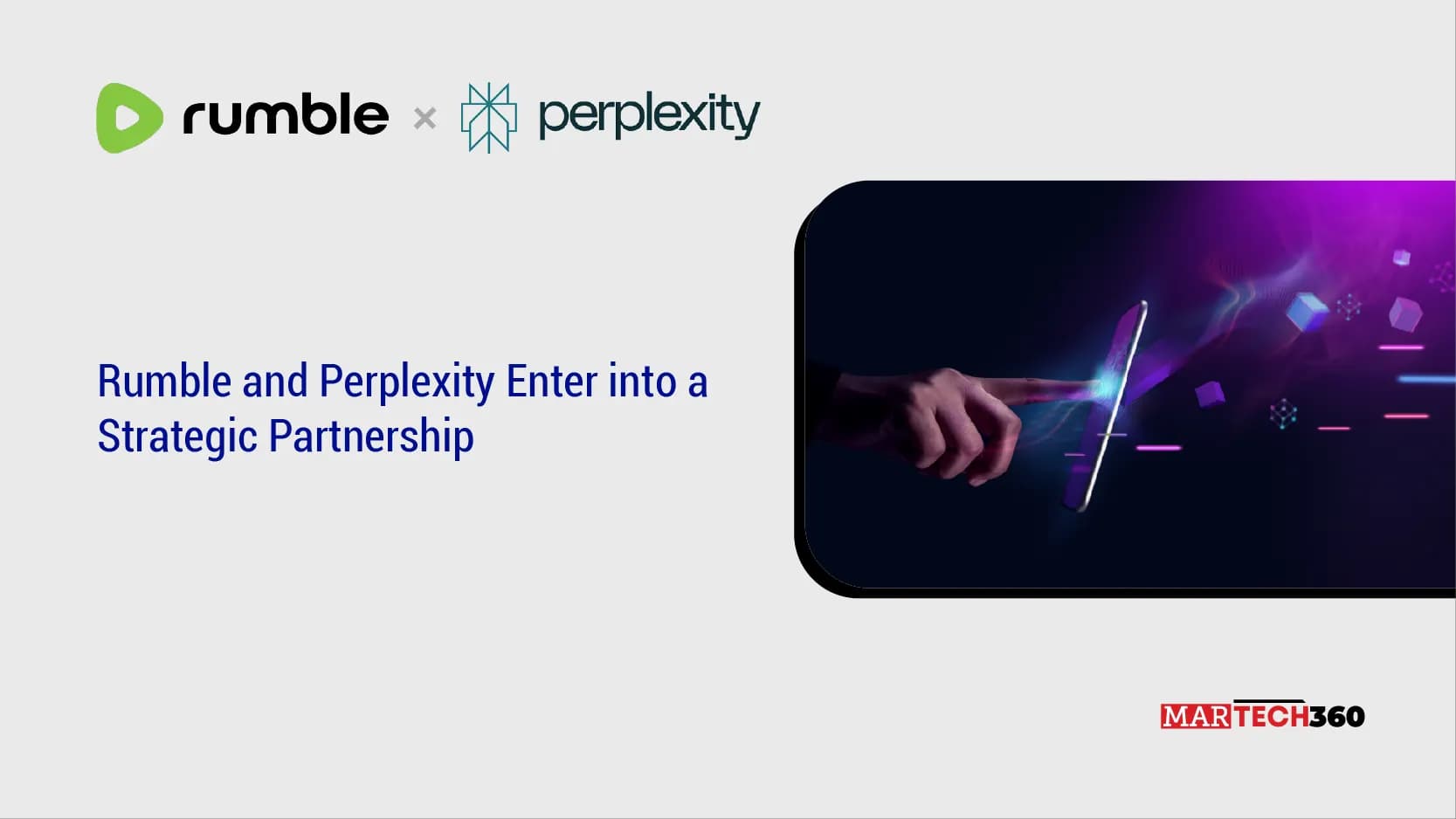 Rumble and Perplexity Enter into a Strategic Partnership