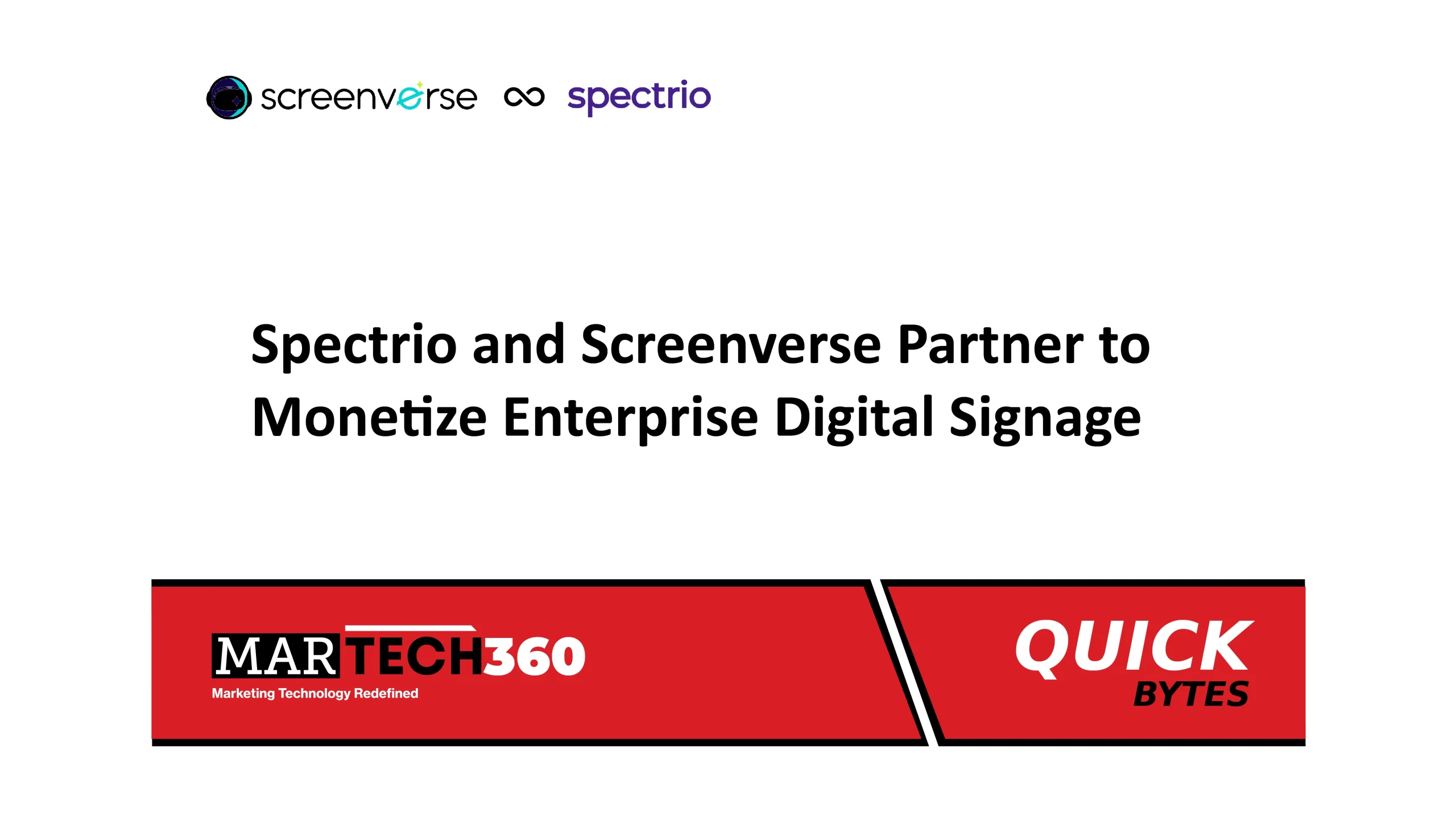 Spectrio and Screenverse Partner to Monetize Enterprise Digital Signage