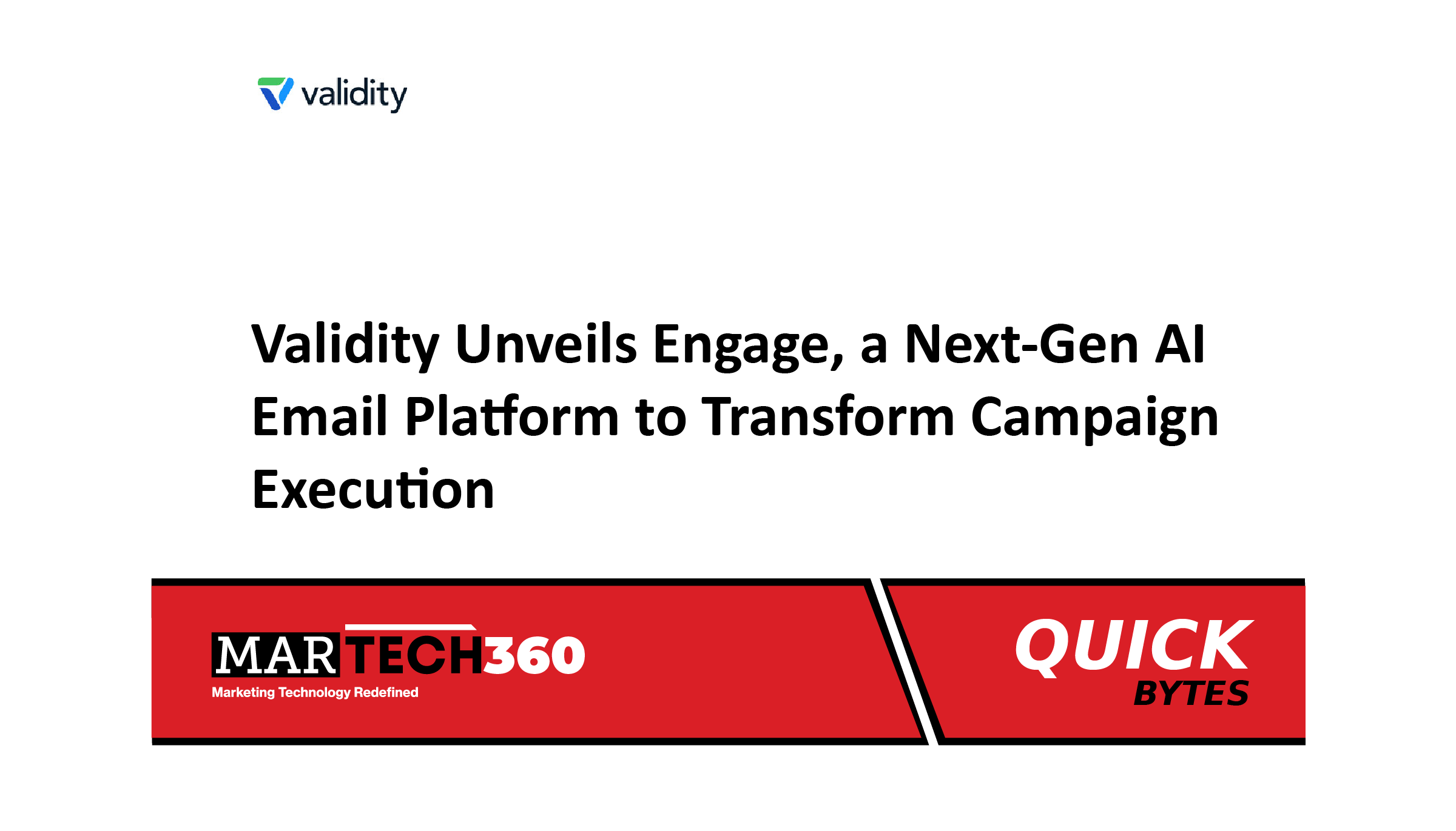 Validity Unveils Engage, a Next-Gen AI Email Platform to Transform Campaign Execution