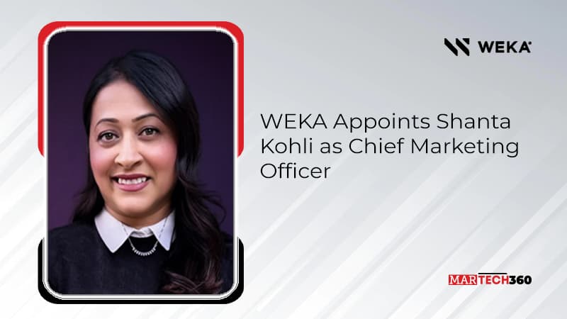 WEKA Appoints Shanta Kohli as Chief Marketing Officer