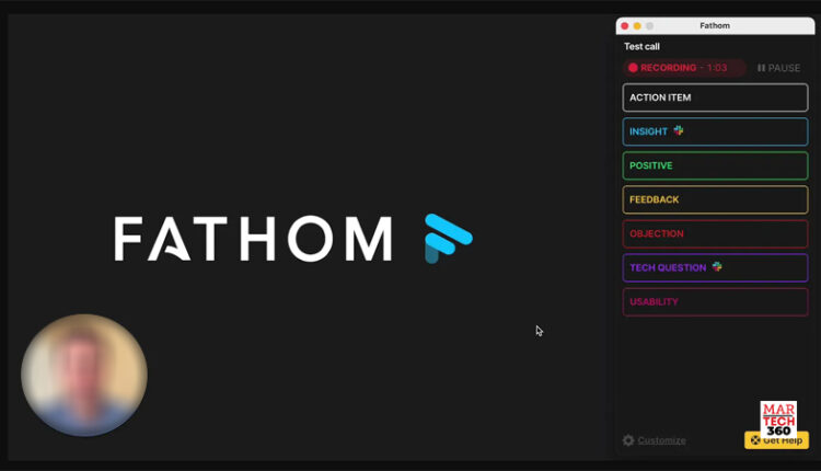 Backed by Early Zoom Investors_ Fathom Launches With _4.7M in Seed Funding logo/martech360