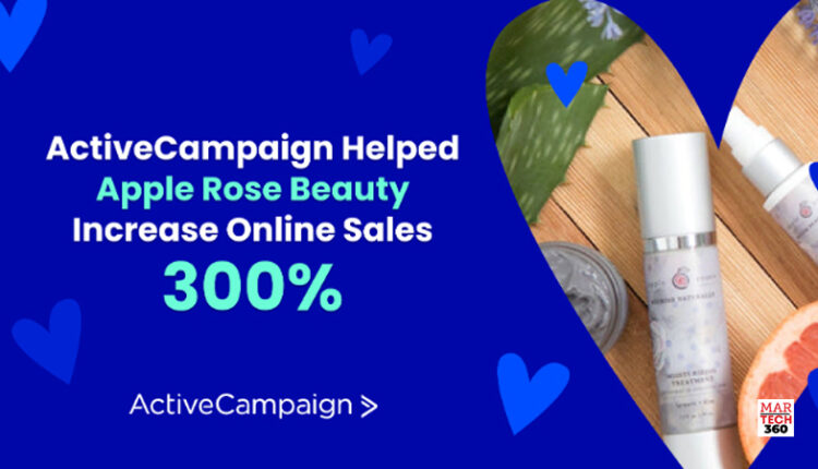 Apple Rose Beauty Increased Online Sales 300% by Implementing ActiveCampaign CXA
