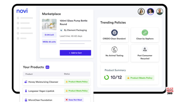 Novi Connect Raises $40 Million to Make Sustainability Accessible for Consumer Brands