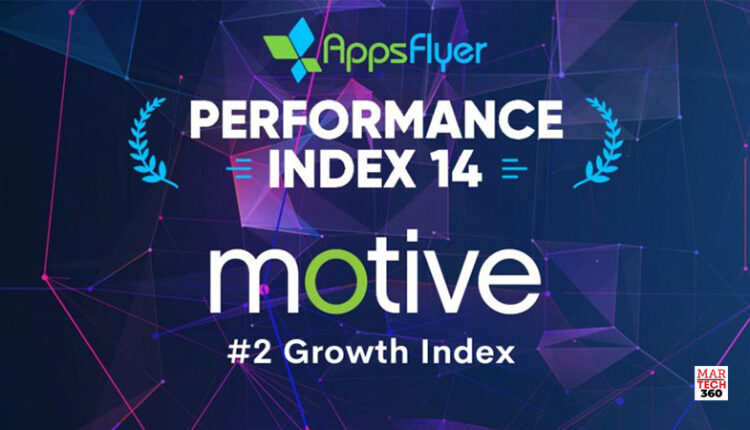 Motive Interactive Recognized as Mobile Advertising Leader in 2022 AppsFlyer Performance Index