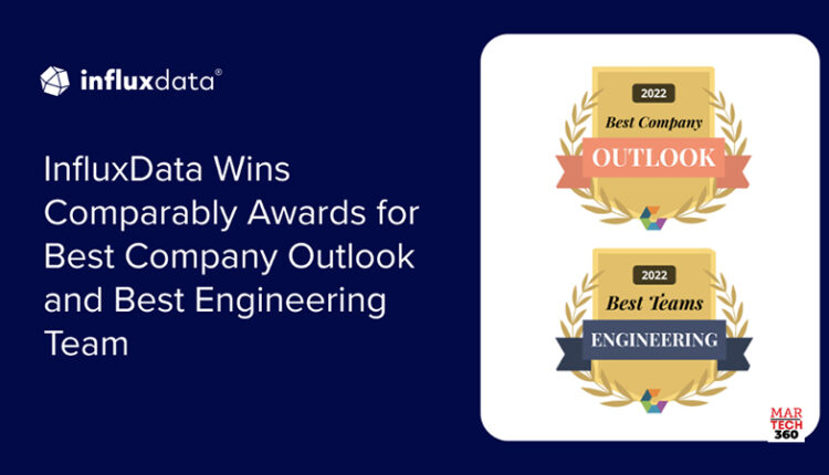 InfluxData Wins Comparably Awards for Best Company Outlook and Best Engineering Team