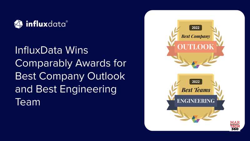 InfluxData Wins Comparably Awards for Best Company Outlook and Best Engineering Team