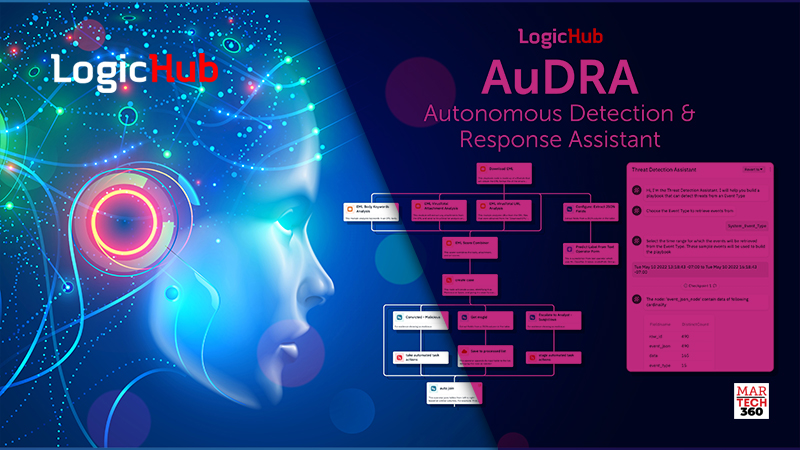 LogicHub Launches AuDRA_ First AI Threat Hunting Bot logo/Martech360