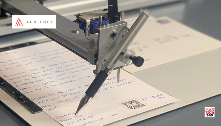Audience Closes $10M Series A Funding Round, Leverages Robots to Send Handwritten Notes as Digital Marketing Gets Personalized