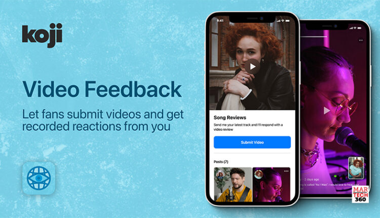Creator Economy Platform Koji Announces Video Feedback App