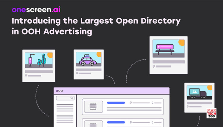 OneScreen.ai Launches Most Comprehensive Public Directory of Out-of-home (OOH) Advertising Inventory and OOH Providers