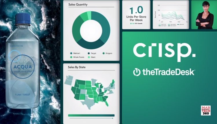 Crisp and The Trade Desk to Provide Marketers with Store Availability Data to Optimize Media Campaigns