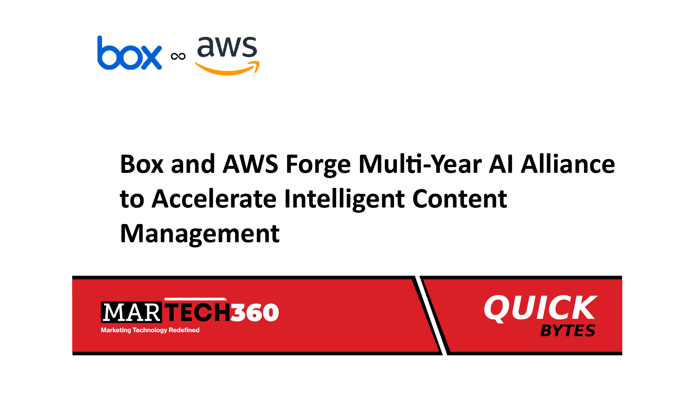 Box and AWS Forge Multi-Year AI Alliance to Accelerate Intelligent Content Management