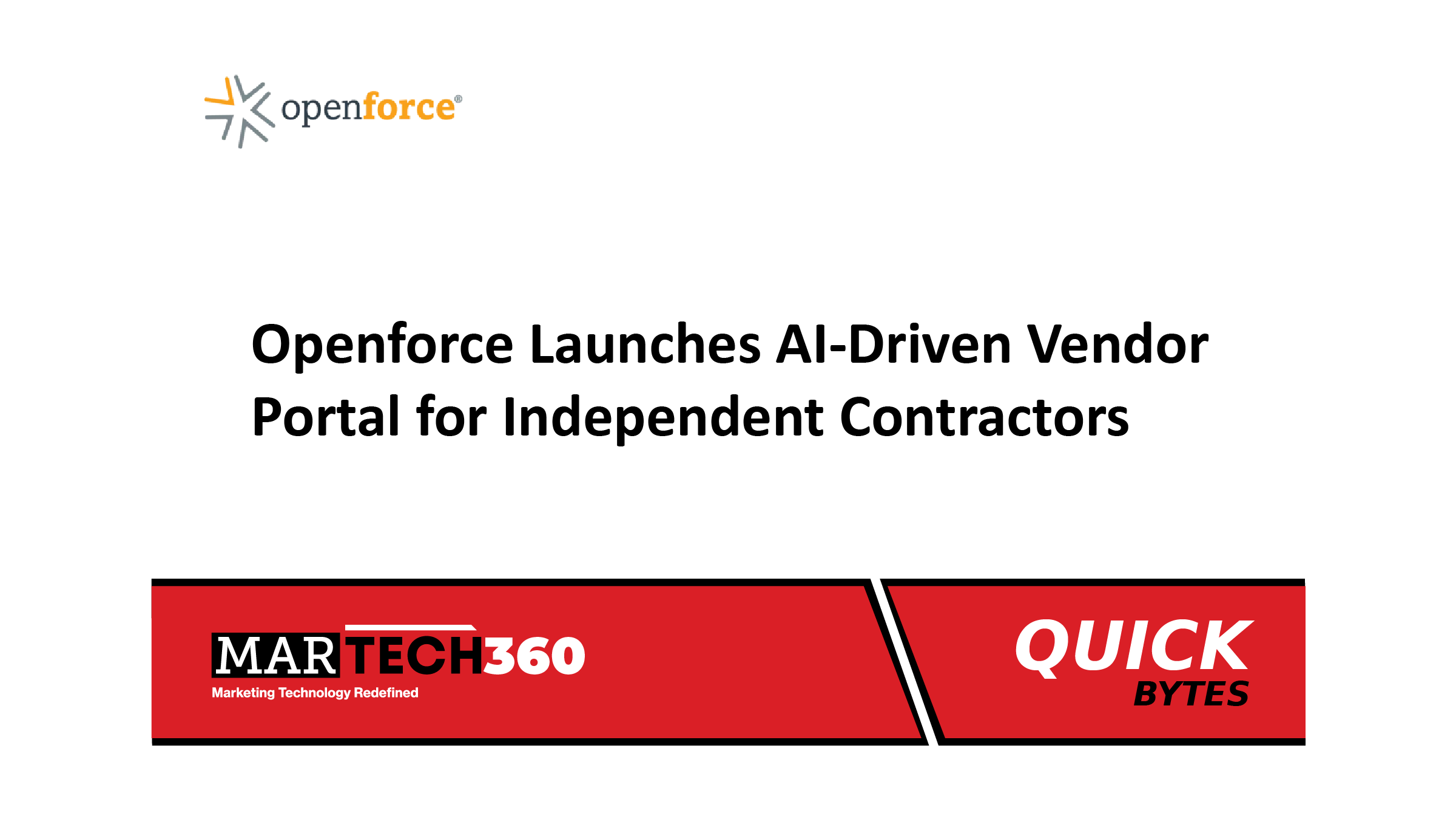 Openforce Launches AI-Driven Vendor Portal for Independent Contractors