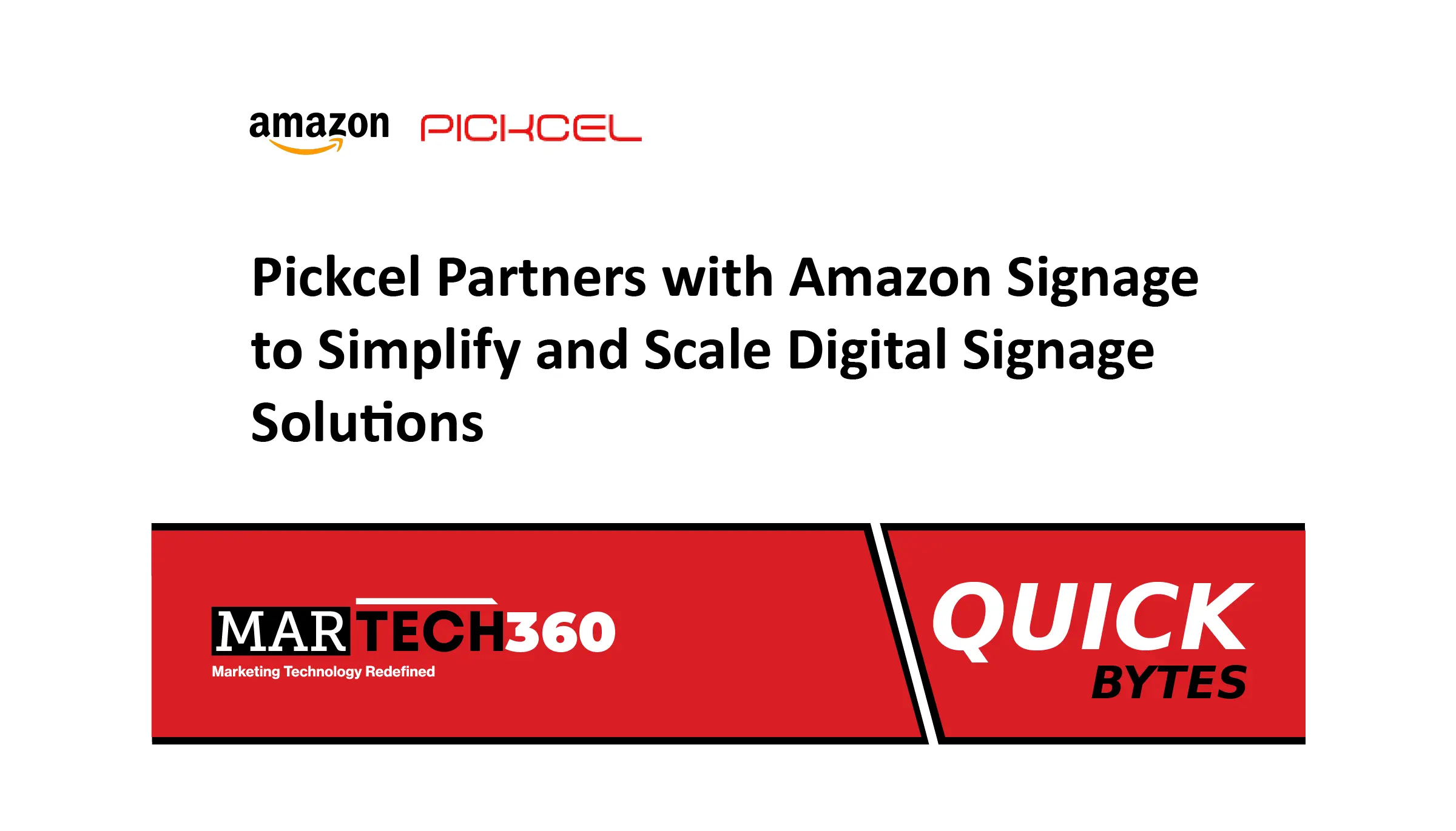 Pickcel Partners with Amazon Signage to Simplify and Scale Digital Signage Solutions